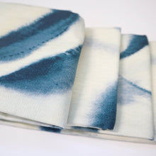Load image into Gallery viewer, Sample Sale: Set of 4 &#39;Amongst&#39; Blue Organic Cotton Napkins
