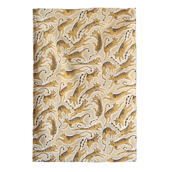 Tigers Organic Cotton Tea Towel
